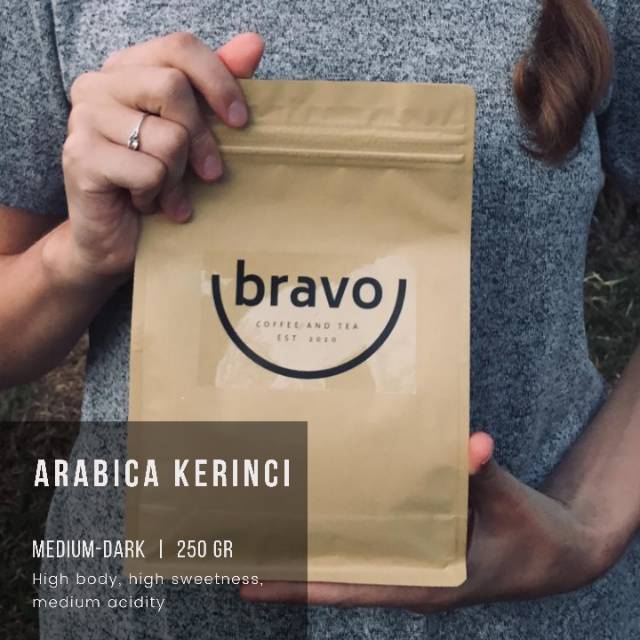 

Coffee Arabica Kerinci 250 gr beans medium-dark roasting new product promo