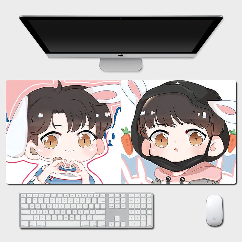 Mouse Pad Ukuran Besar Tebal Motif Anime Xiao Zhan Sean Xiao Untuk Meja Komputer Pc