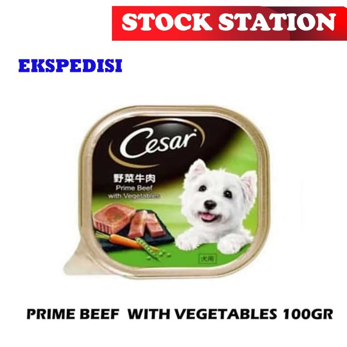 CESAR Prime Beef &amp; Veg 100gr (EKSPEDISI)