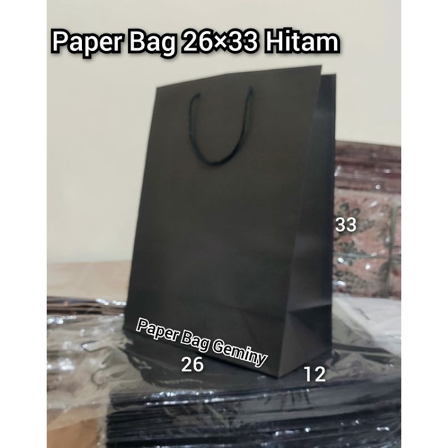 

Paper bag 26×33 hitam
