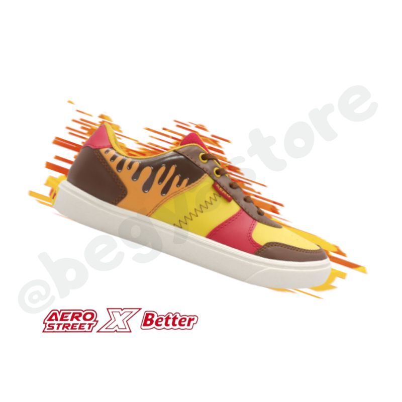 Aerostreet X Better Natural/Coklat/Merah 44