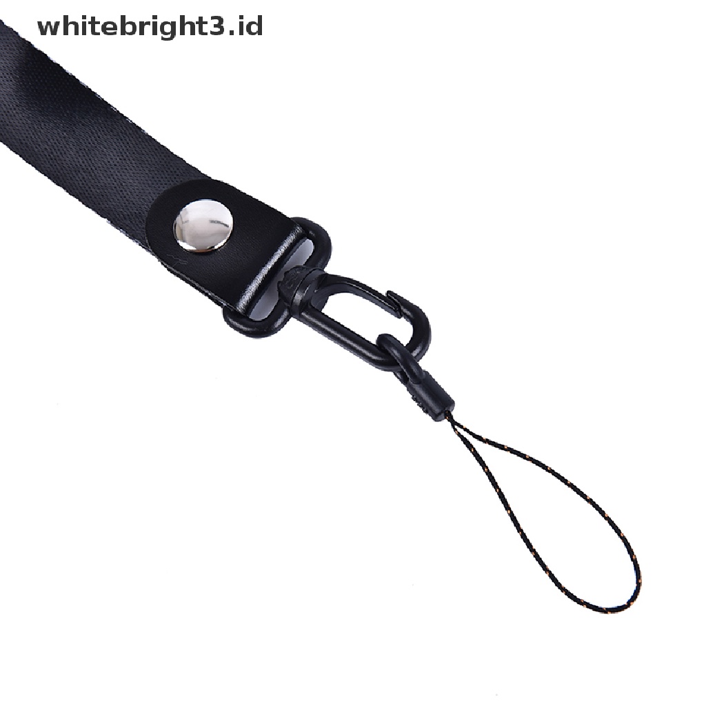 (whitebright3.id) Tali Lanyard Leher Motif Leopard Untuk holder Kunci / Handphone Universal