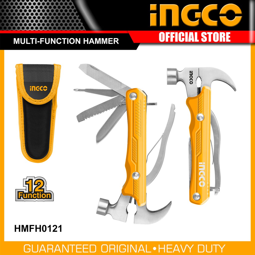 INGCO HMFH0121 PALU PISAU SET 12 FUNGSI TOOL SET PERKAKAS SET HAMMER