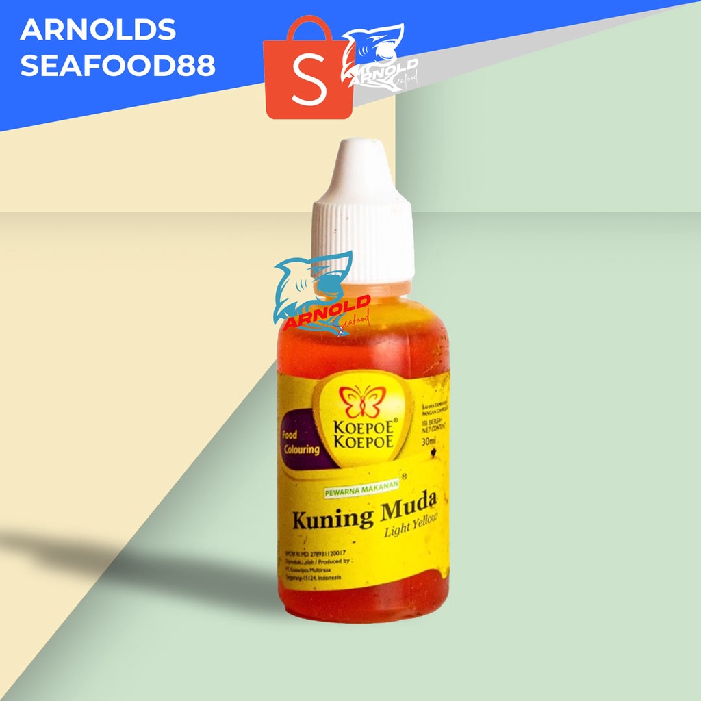 

Koepoe Koepoe Perwarna Makanan KUNING MUDA 30ml / Kupu Kupu Food Color