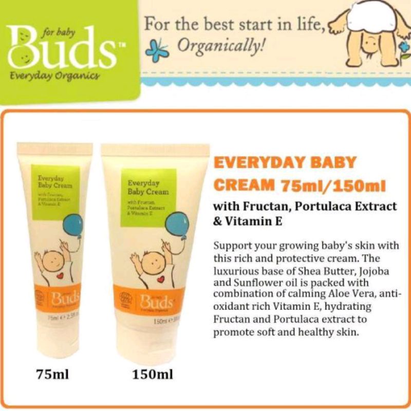 Buds everyday baby Cream 75ml