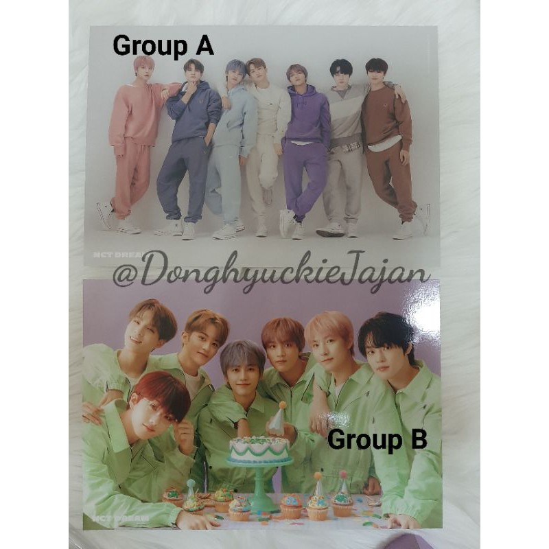 SG21 NCT DREAM - GROUP POSTER A4 SG21 NCT DREAM