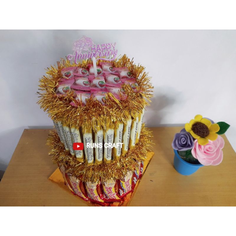 

Kue Snack / Kue Birthday Snack / Kue Anniversary 2 tingkat