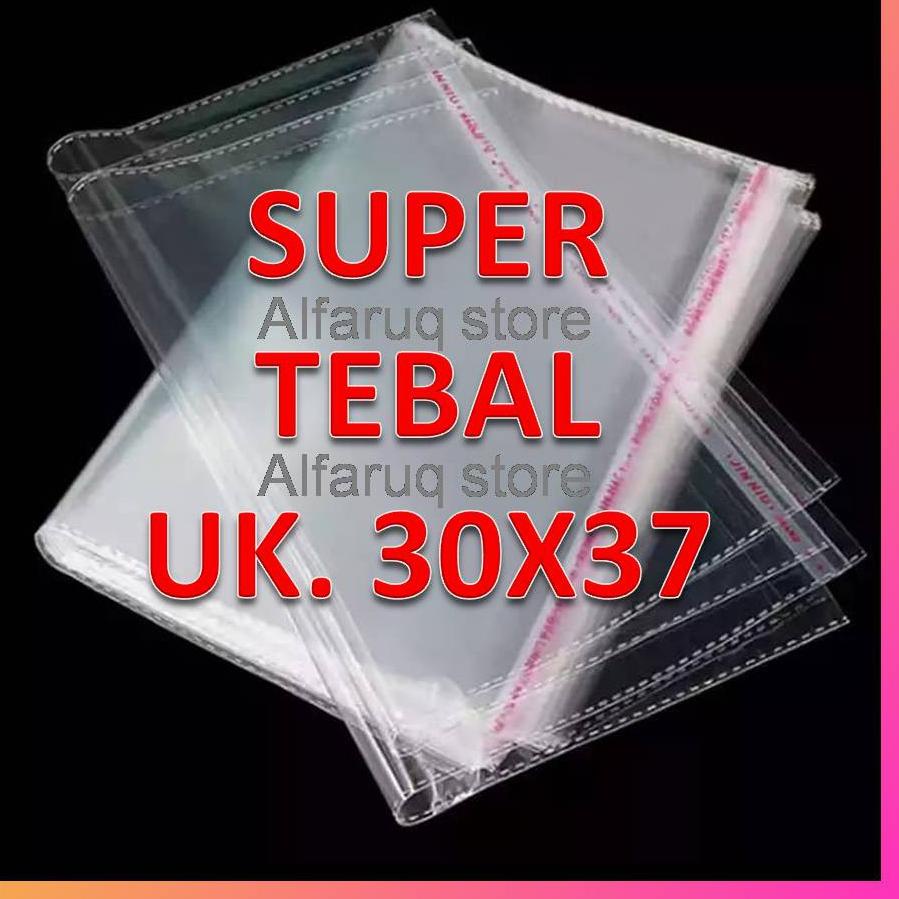 

Ofi54 SUPER TEBAL!!! Plastik OPP 30x37 TEBAL 05 (100 Lembar) .,.,.,..,