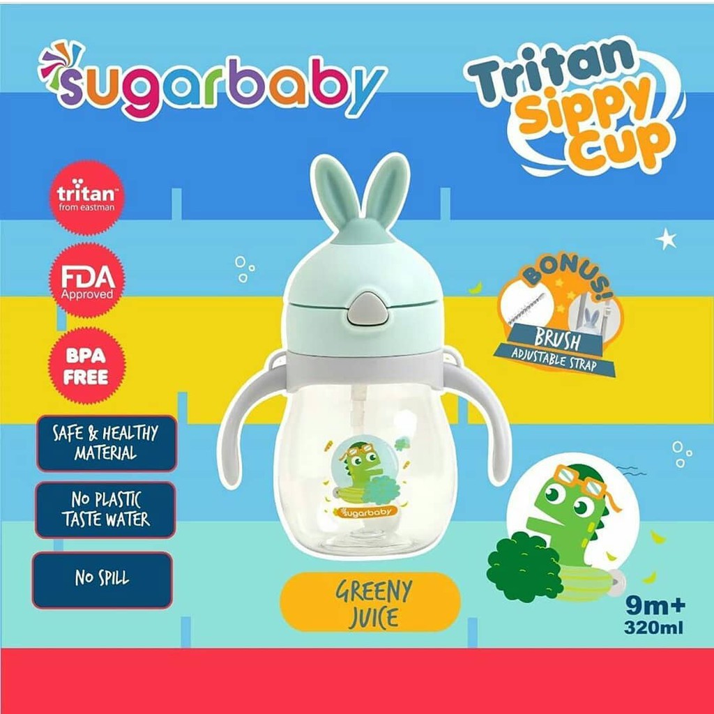 SUGAR BABY TRITAN SIPPY CUP 270ML / BOTOL MINUM ANAK