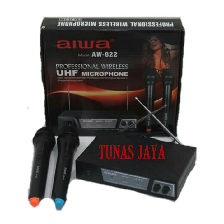 Mic Wireless Aiwa AW822 - Mic AW 822