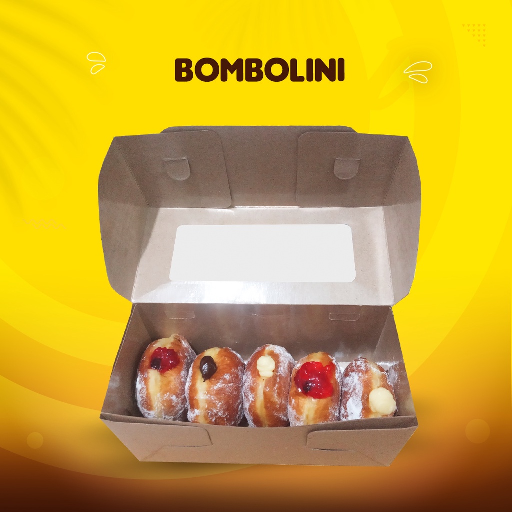 KABARASA Bombolini Bomboloni isi coklat strawberry vanilla blueberry