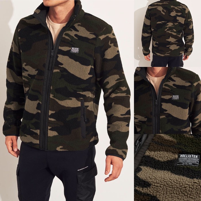 hollister camouflage jacket