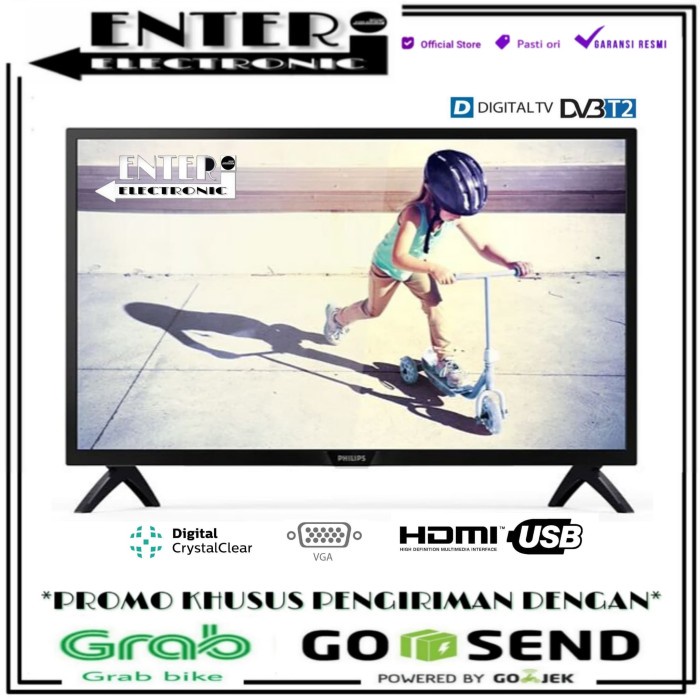 Philips Led Tv 32Pht4002 - Tv Led 32 Inch Digital Tv Usb 32Pht4002S/70 #98
