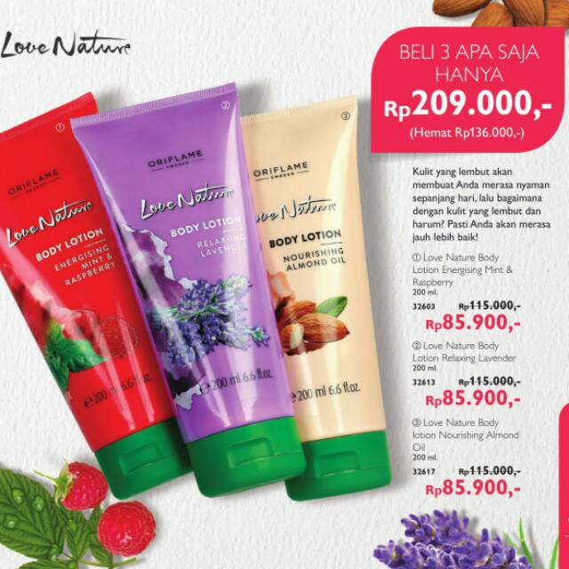 Love Nature Body Lotion