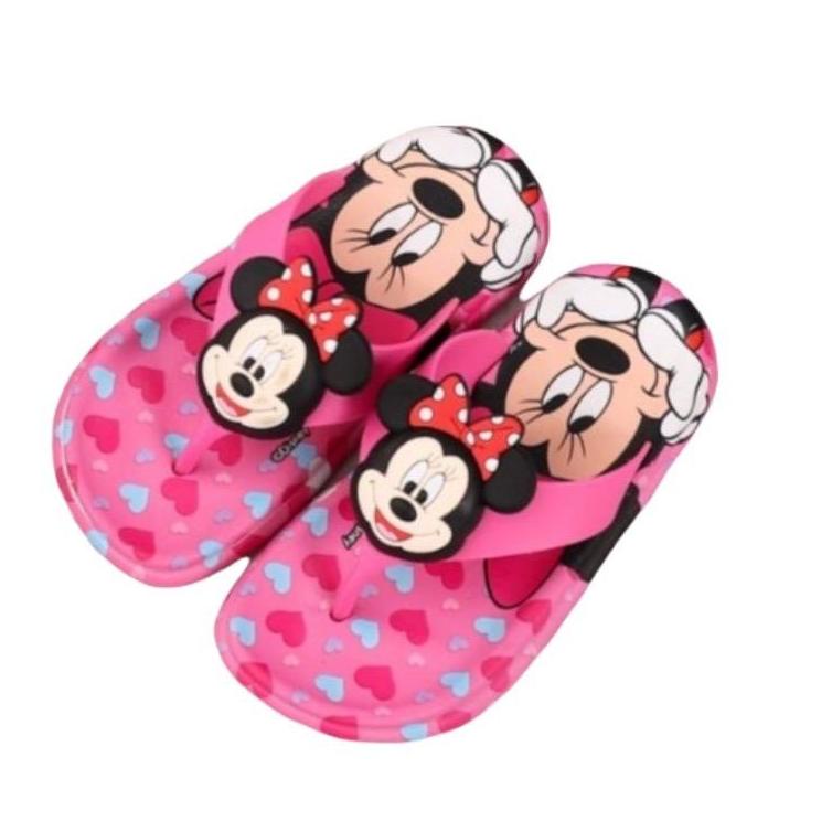 SENDAL,JEPIT,ANAK,PERMPUAN,KARAKTER,MINIE,SENDAL,KARET,JELLY IMPORT U2Q4