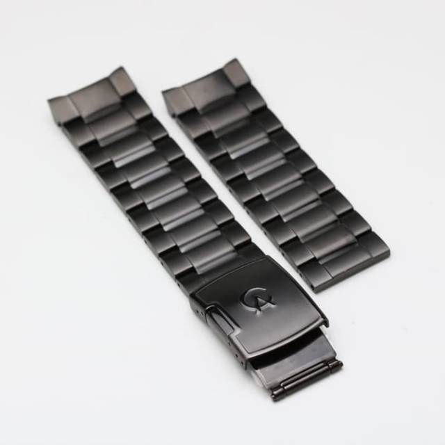 TALI RANTAI JAM TANGAN ALEXANDRE CHRISTIE AC 6410 FULL BLACK ORIGINAL