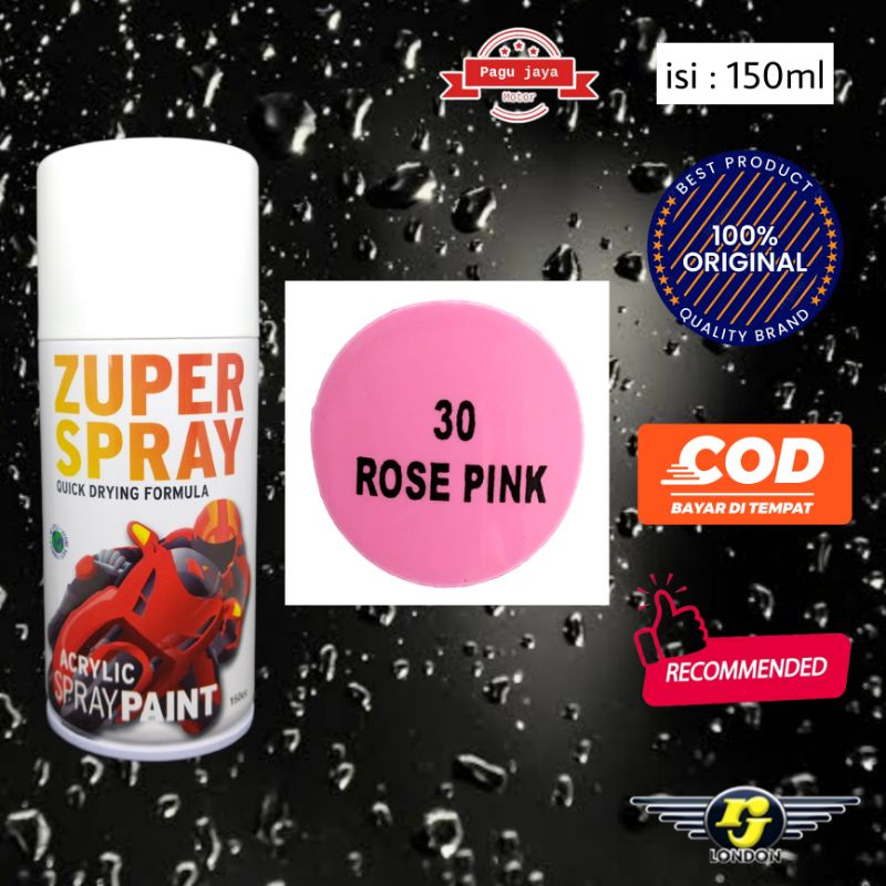 Pilok pilox 150cc rose pink zuper spray cat semprot