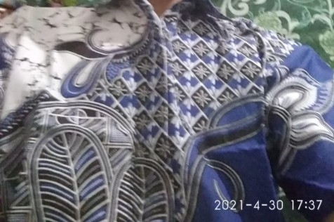 New Arrival Distro Batik Pria Bordir Sogan Hrb026 Batikaf Notoarto Batik Ipnu-ippnu Hem Pria Bel