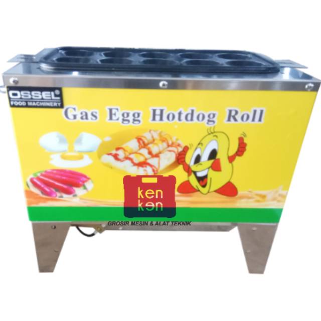 Mesin Sostel 10 Lubang Gas Ossel Mesin Sosis Telur 10 Lubang Gas Ossel