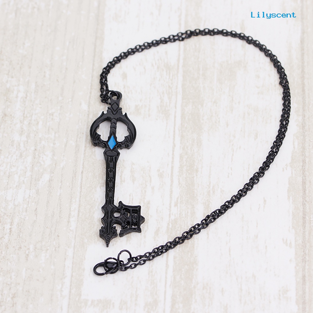 Kalung Dengan Liontin Anime Kingdom Hearts Oblivion Keyblade Untuk Pria Dan Wanita