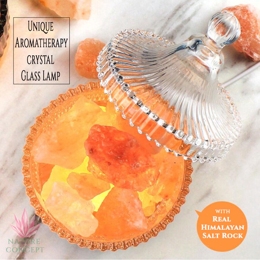 Lampu Kristal Unik Aromaterapi Garam Himalaya Unique Aromatherapy Salt Lamp