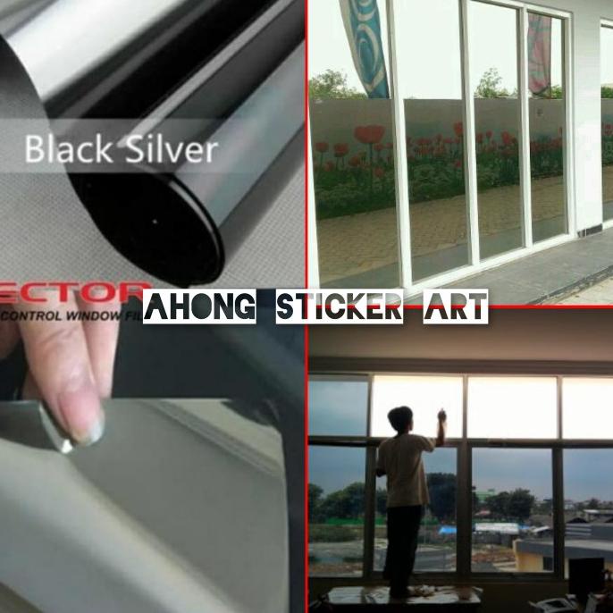 kaca film black silver/kaca film silver black/kaca film oneway/kaca