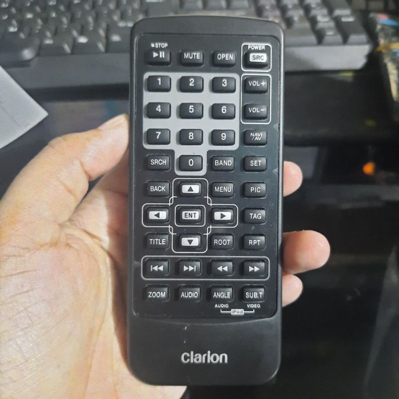 REMOTE REMOT DVD TAPE CLARION KODE 01 ORIGINAL ASLI