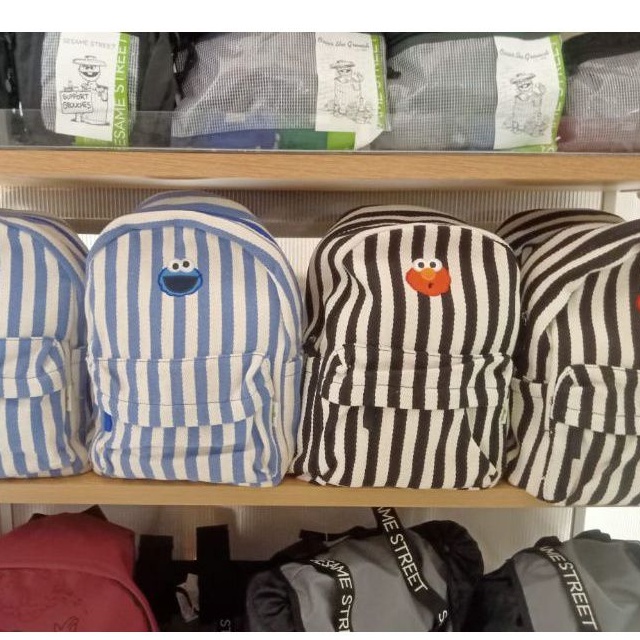 Miniso Bacpack sesame street backpack elmo ransel