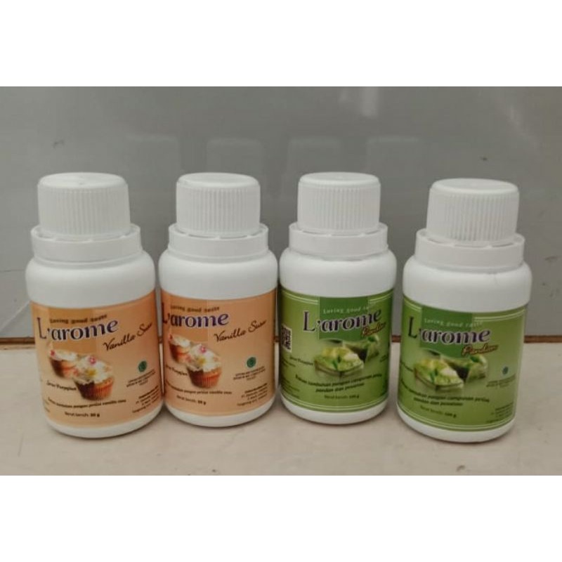 

LAROME VANILLA 50gram / PANDAN 100gram