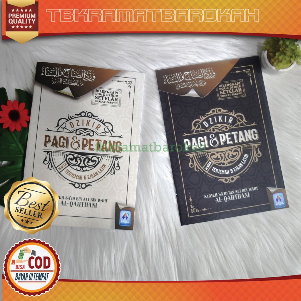 Buku Dzikir Pagi Dan Petang, Dzikir Pagi Sore Ukuran Besar A5 - Dengan Terjemah Dan Ejaan Latin