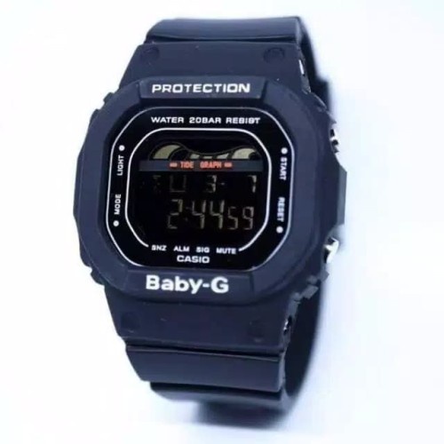 LS Jam tangan casio baby g BGA-550 led digital strap rubber jam tangan wanita-4