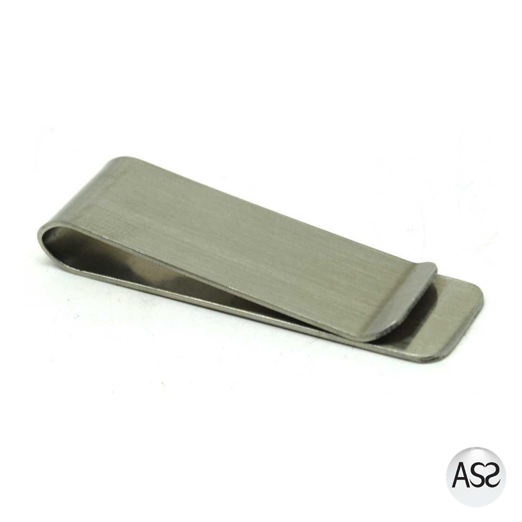 ASS Shop - Rhodey Dompet Klip Uang Kertas Stainless Steel - HHYF