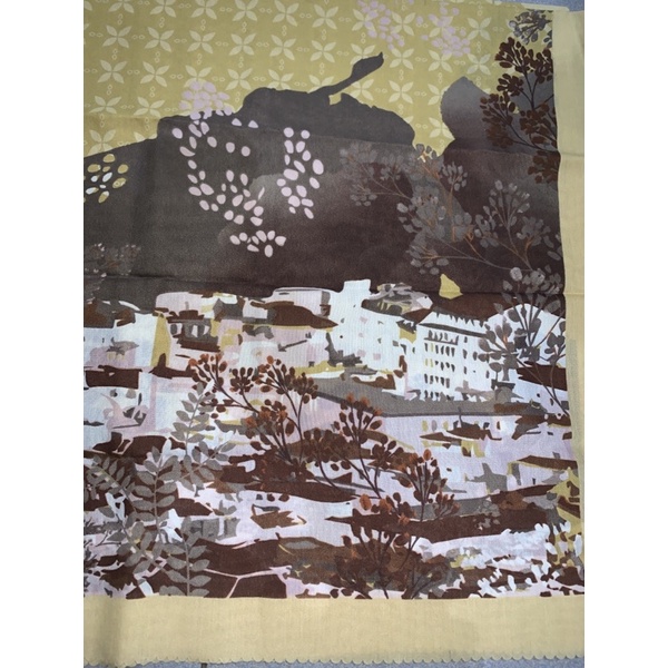 SEGIEMPAT VOALDENAY KW PREMIUM / HIJAB JILBAB SQUARE VOAL MOTIF LASER CUT-Motif 23