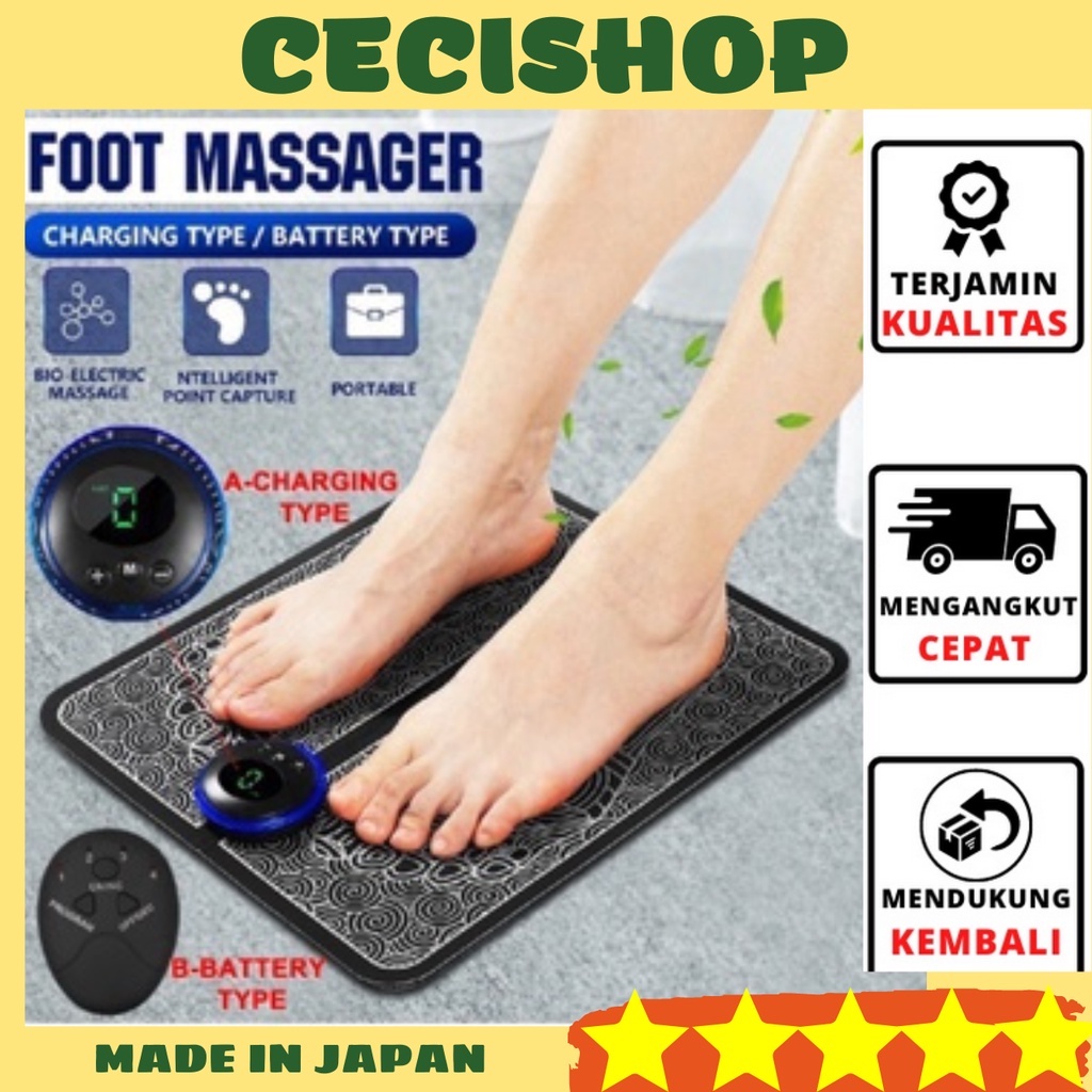 ems foot massage mat japan  pijat kaki ems pad mat