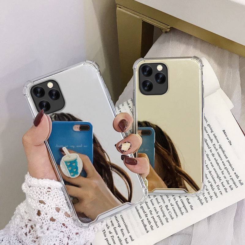 Soft case Bahan Akrilik Anti Jatuh Untuk iphone 13 Pro Max 12 11 Pro Max X XR XS Max 7 8 6 6s Plus