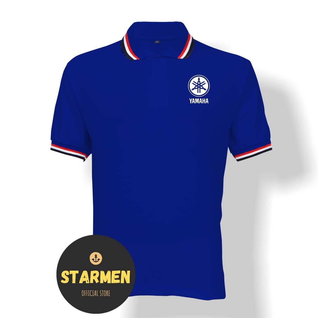 Kaos Polo Shirt Pria Kerah Logo YAMAHA O