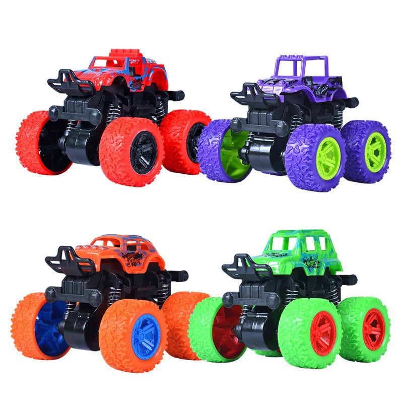 HBS 109 Monster Zap Mainan Mobil Jip anak Off Road 4 Drive Inertial Bigfoot 360 derajat