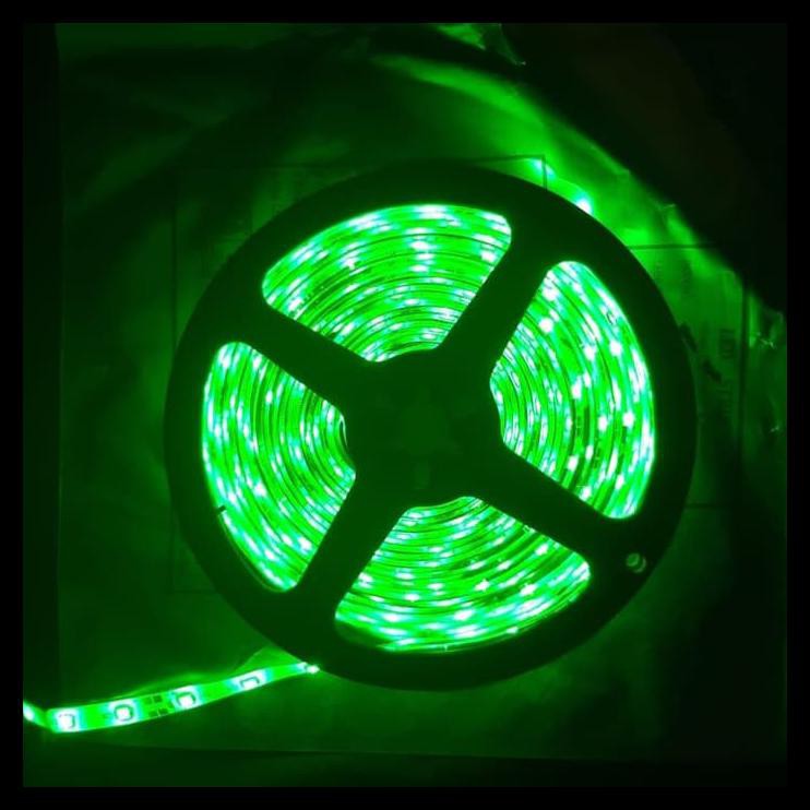 TERLARIS LED LAMPU STRIP ROLL 5 METER 2835/300LED SILICON JELLY 12V - BIRU 
