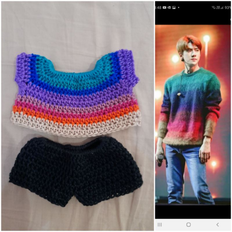 baju boneka/rajutan/handmade