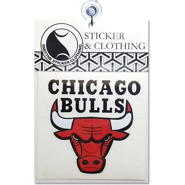 Stiker Chicago Bulls Logo Basket Cutting Sticker untuk aksesoris Mobil Motor