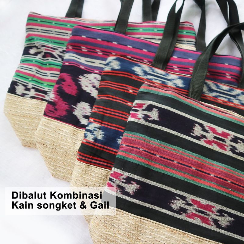 Totebag Kain Songket Goni Sintetis / Tas Etnik Gael / Ethnic Series