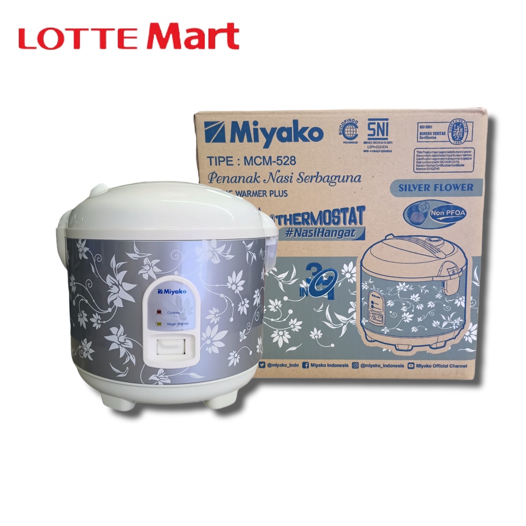 MIYAKO RICE COOKER MCM-528 3 in 1 (1.8 liter)