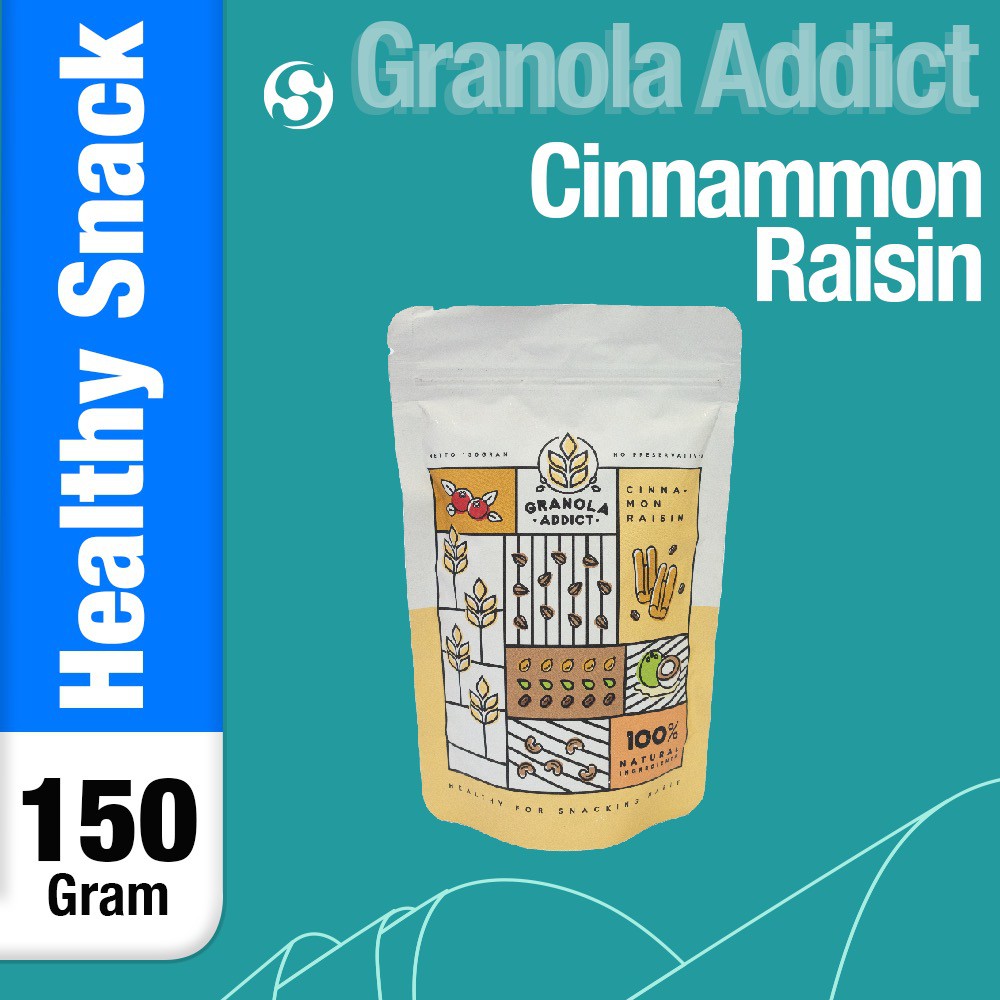 Granola Cinnamon Raisin 150g (healthy snack)