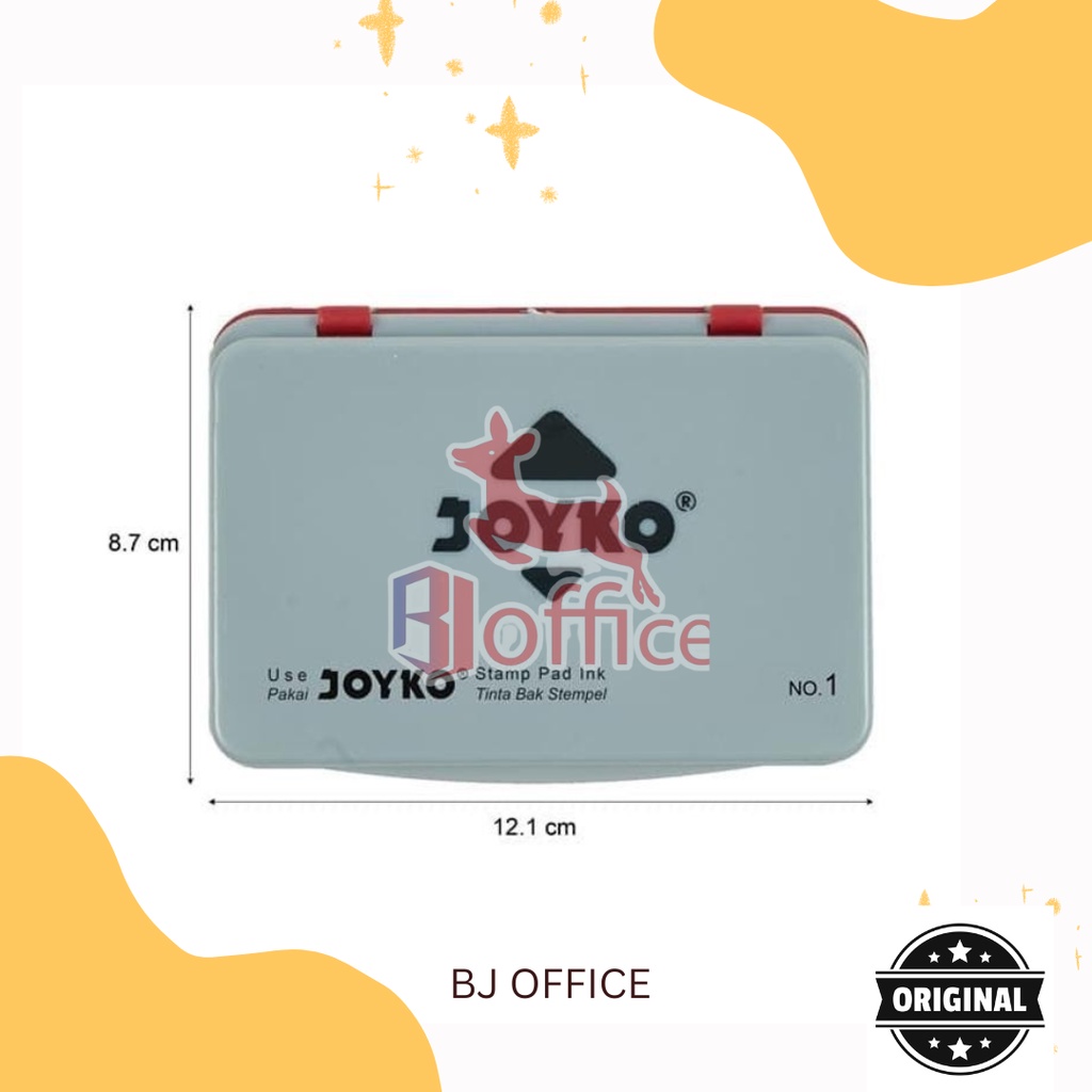 

Joyko Bak Stempel No 0(10.4 x 7.3 x 1.6 cm) & No 1(106mm x 66mm)