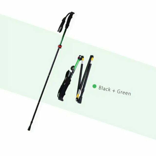 Trekking pole naturehike NH15A023-Z walking tongkat gunung mendaki alpenstock