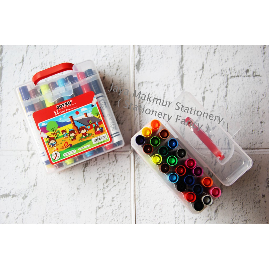 Pen / Spidol warna washable Joyko set 24 warna CLP-56-24