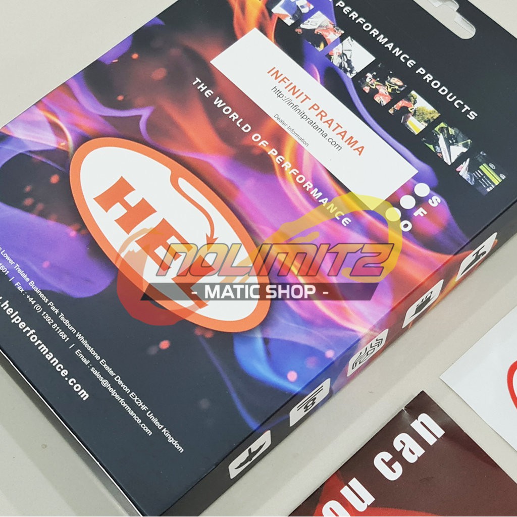 Selang Rem Racing HEL Infinit Carbon Depan Belakang Full Yamaha XMAX