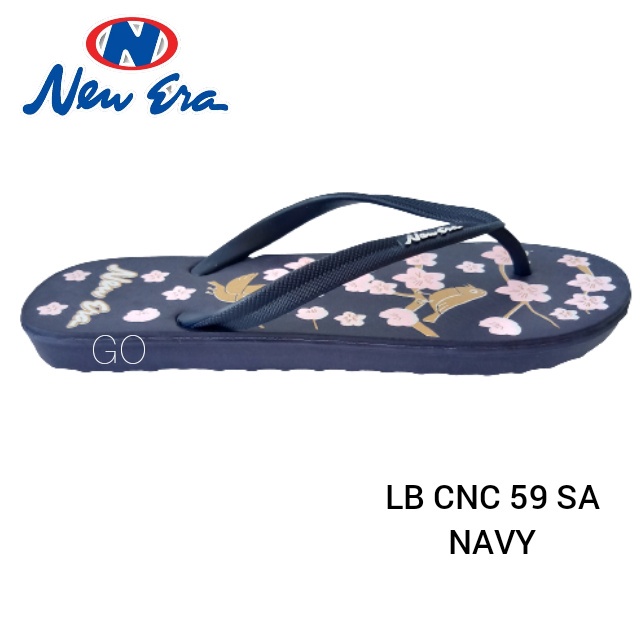 sogo NEW ERA LB CNC 56 SA Sandal Japit Motif Sakura Terbaru