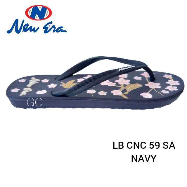 gos NEW ERA LB CNC 56 SA Sandal Japit Motif Sakura Terbaru