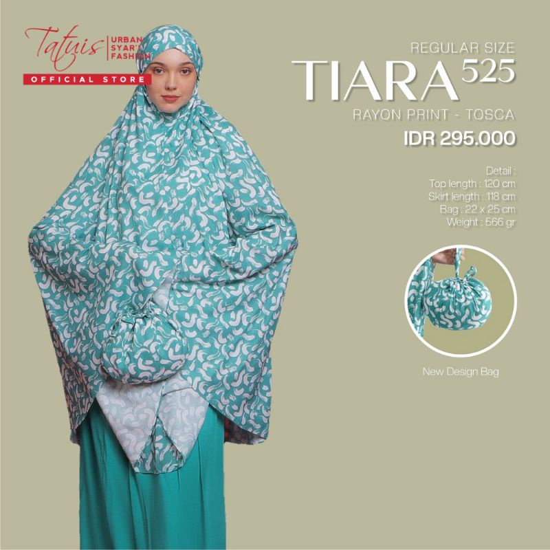 MUKENA TATUIS TIARA 525 SERIES DEWASA REGULER KATUN RAYON